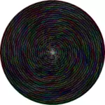 Färgglada prismatiska vortex