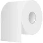 Белый туалетной бумаги