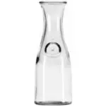 Vector image of wine carafe