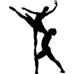 Ballet silhouet