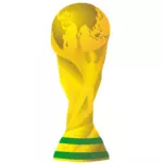 Imagem vetorial de Copa do mundo 2014 de troféu
