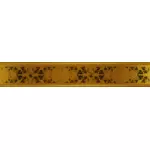 Decorative gold ribbon