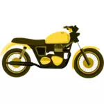 黄色のバイク