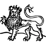Löwe-Zeichnung