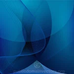 Blue background with flowing lines