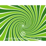 Twisted radial stripes vector