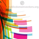 Illustration vectorielle abstraites colorées