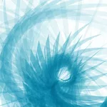 Blue swirl vector graphics