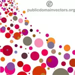 Vetor de ilustração de bolhas coloridas