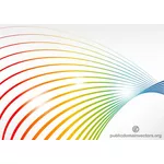 Rainbow stripes vector illustratie