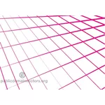 Graphiques vectoriels grille rose