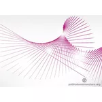 Purple lines vector graphics