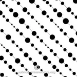 Linjemönster med svarta prickar vektor