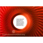 Abstracte rode swirl vector