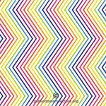 Vektor zigzag berwarna-warni pola