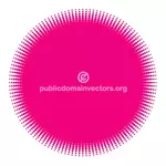 Růžový polotónové vektoru prvek