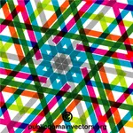 Colorful lines and shapes vector