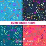 Seamless patterns vector pack