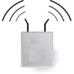 Wireless router vector illustration