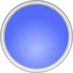 Color shiny button vector image