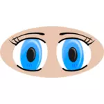 Anime eyes vector illustration