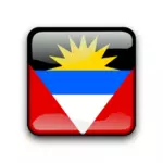 Botão de bandeira de Antígua e Barbuda