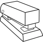 Clipart vetorial de desenho técnico do grampeador