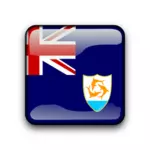 Anguilla vektor flagg-knappen