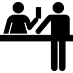 Ticket purchasing icon