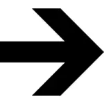 AIGA right arrow sign vector image