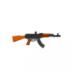 AK47 pistol vektor image
