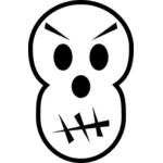Boos Halloween skull vector illustraties