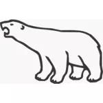 Полярный медведь вектор искусства
