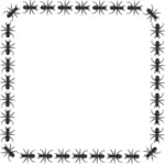 Vektorgrafikk av maur mønsterbord kvadrat