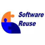 Software reuse sign vector illustration