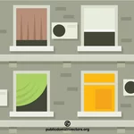 Windows and air conditioners