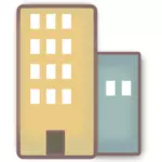 Vector graphics of icon for communal living