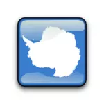 Antarctica vector flag button