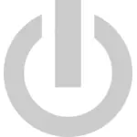 Grau macht Button-Symbol