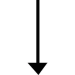 Simple down arrow
