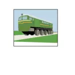 Grafika wektorowa VL-85 pojemnik pociągu