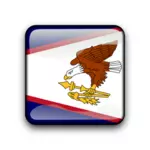 כפתור דגל סמואה האמריקנית