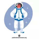 Astronaut in a space suit
