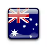 Australien vektor flagga knappen