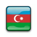 Azerbeidzjan vector knop markeren