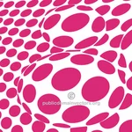 Pink dots vector background