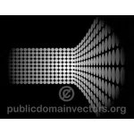 Black modern geometrical abstract background
