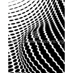 Vector halftone wavy vector background