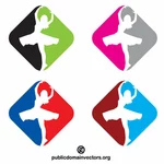 Logo klasy szkoły baletowej