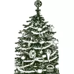 Retro pohon Natal